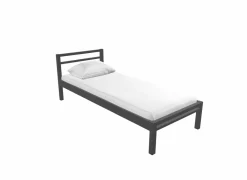 Bed King 90x200cm - metaal - mat antraciet
