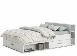 Bed Pocket 160x200cm - decor - pearl white met opbergruimte