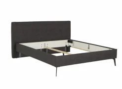 Bed Skagen 180x200cm - stof - python antraciet