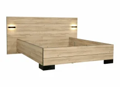 Bed 140x200cm - decor - Franse eik