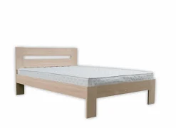 Bed 80x200cm - decor - sonoma met matras en bodem
