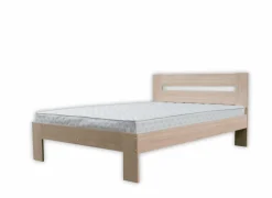 Bed 80x200cm - decor - sonoma met matras en bodem