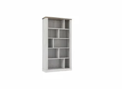 Boekenkast Duro 114x212x41cm - decor - pine white & antique oak