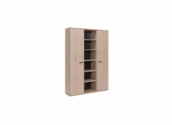 Boekenkast Rio 160x40x222cm - melamine - lente eik