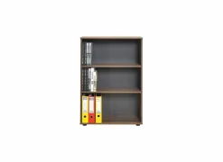 Boekenrek Meradi 72x34x109cm - melamine - bruin