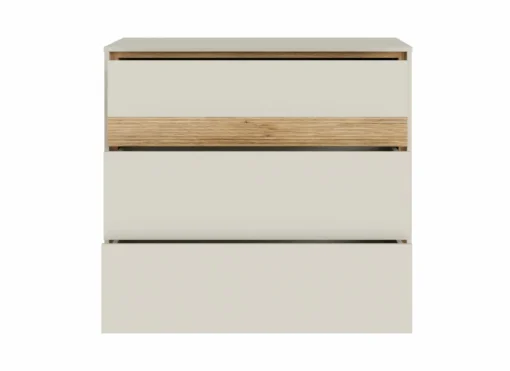 Commode Wexlin 96x50x84cm - decor - sand & mauvella oak - Slaapkamerdesign