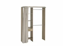 Kledingkast Gala 160x40x203cm - decor - bruin