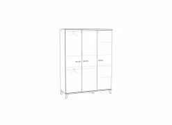 Kleerkast Evy 2 150cm - decor - lente eik