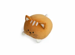 Kussen Kitty  H15cm - polyester - oranje