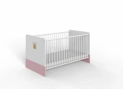 Meegroeibed Cindy 70x140cm - decor - roze & wit
