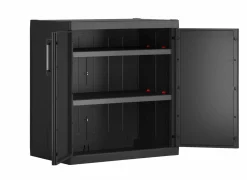 Opbergkast Detroit 89cm - polypropyleen - zwart