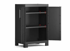 Opbergkast Detroit 65cm - polypropyleen - zwart