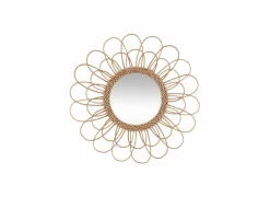 Spiegel Rotan Bloem Ø56cm