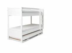Stapelbed met bedlade Duet 90x200cm - decor - beuk wit