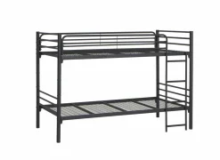 Stapelbed Us 90x200cm - metaal - zwart