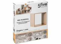 Wandrek Mix N' Modul 1 vak 34x32x34,5cm - decor - naturel